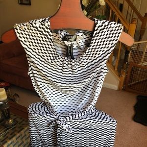 Black and white stripped Guess dress!